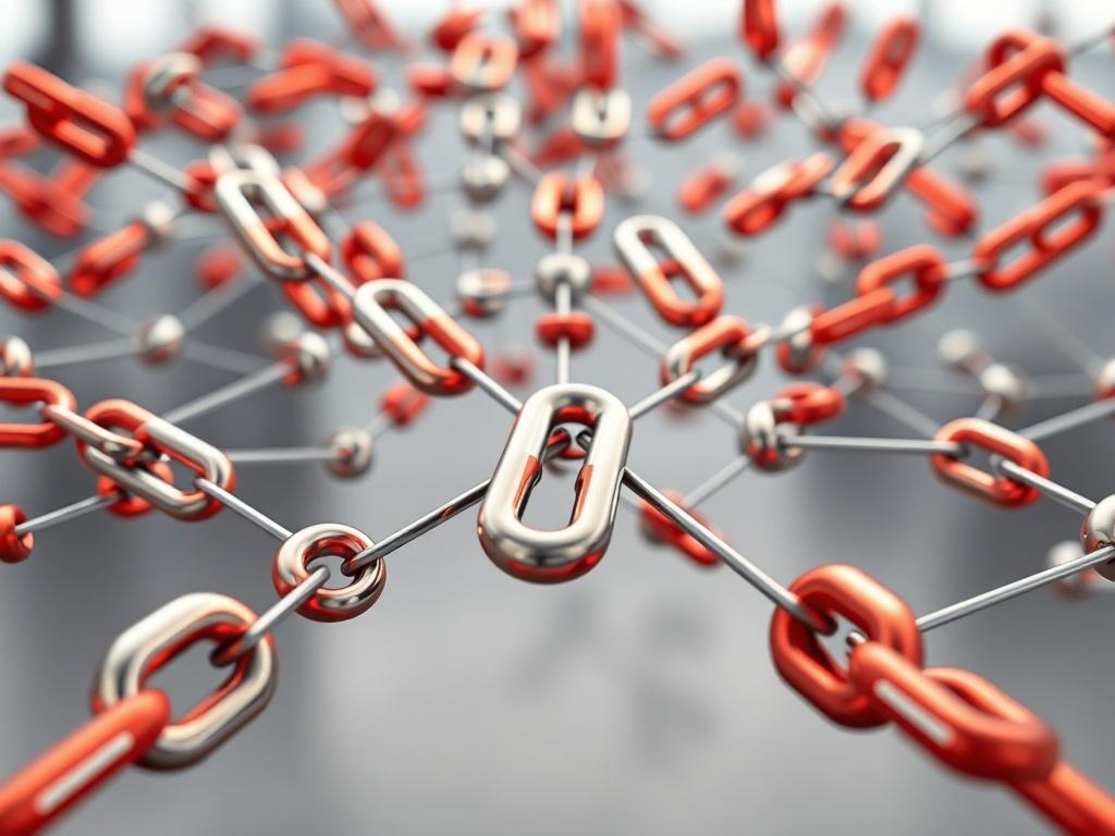 a network of links on websitesфото